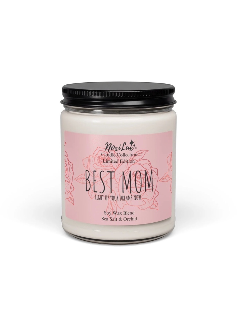 NoxiLux "Best Mom" Soy Candle Glass Jar